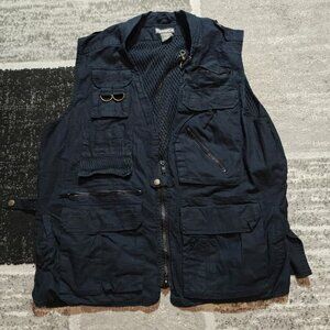 Campco Utility Cargo Pocket Vest Hunting Camera Fishing Safari Size XL